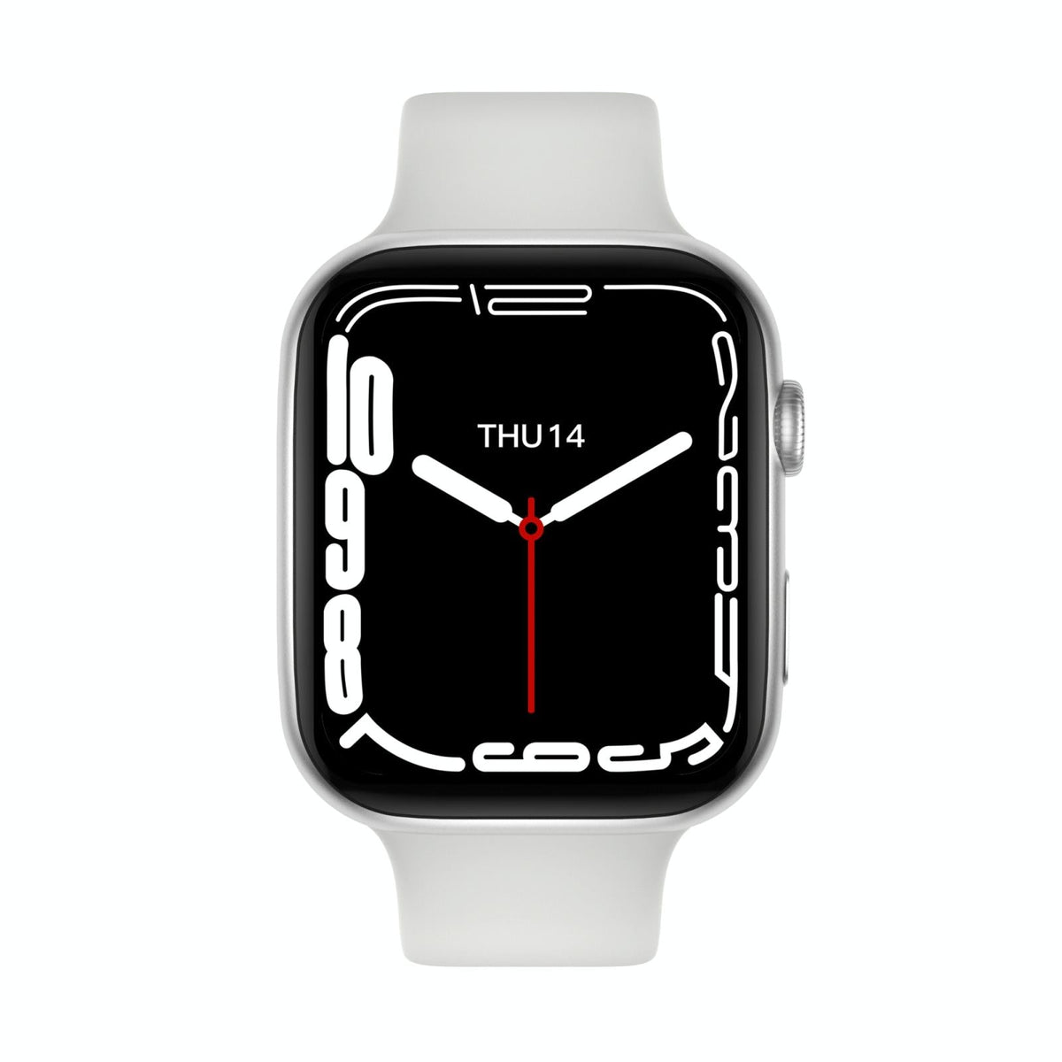 1.75 Inch Tft Screen Smart Watch Support Blood Pressure Monitoring / Sleep Monitoring - White