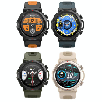 Waterproof Smart Watch With Heart Rate & Sleep Monitoring - Gold