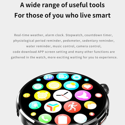 1.43 Inch Bt5.1 Smart Sport Watch With Health Monitoring - Green