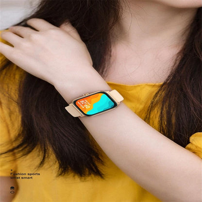 1.93 Inch Colour Screen Smart Watch Support Bluetooth Call / Health Monitoring - Gold