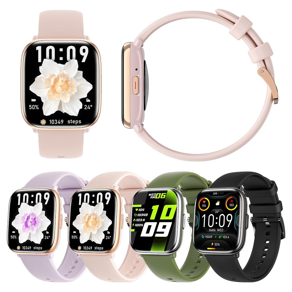 Waterproof Smart Watch With Blood Oxygen Monitoring - Ip68 - Purple