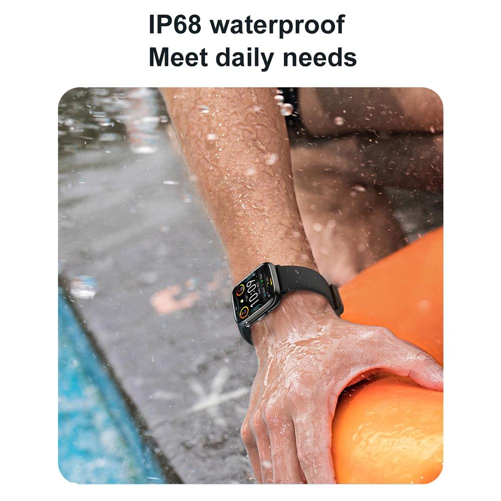 Waterproof Smart Watch With Blood Oxygen Monitoring - Ip68 - Purple