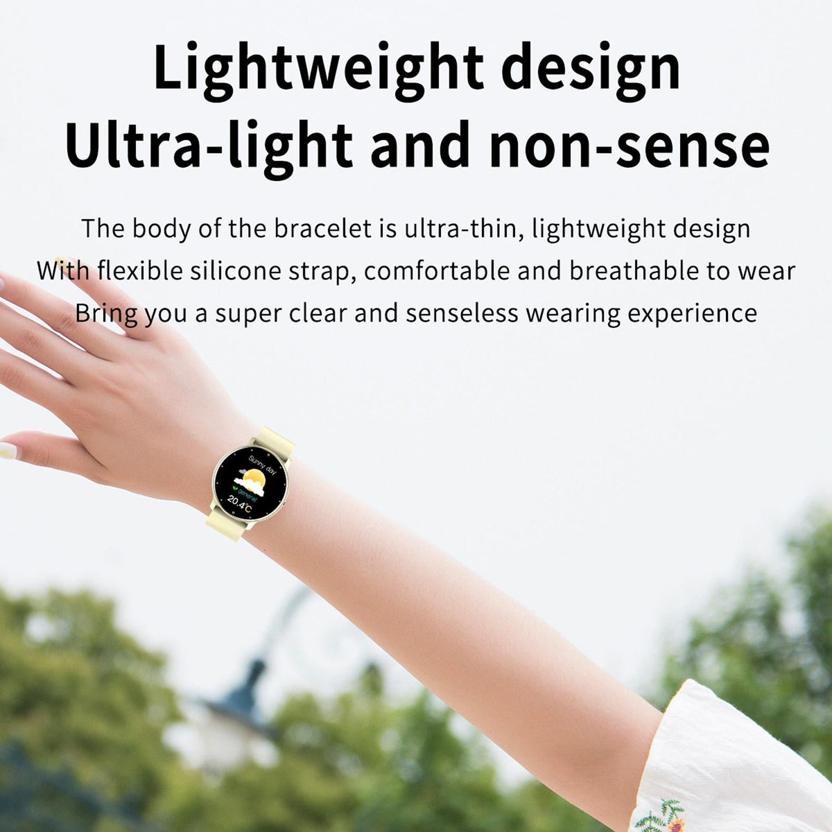 1.28 Inch Touch Screen Ip67 Waterproof Smart Watch Support Blood Pressure Monitoring / Sleep Monitoring / Heart Rate Monitoring - Rose Gold