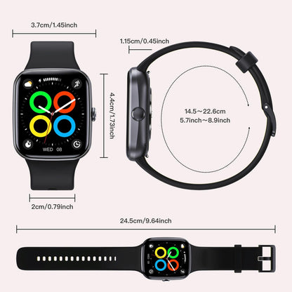 Ip67 Waterproof Smart Bracelet Bluetooth Call Fitness Tracker - Wine Red