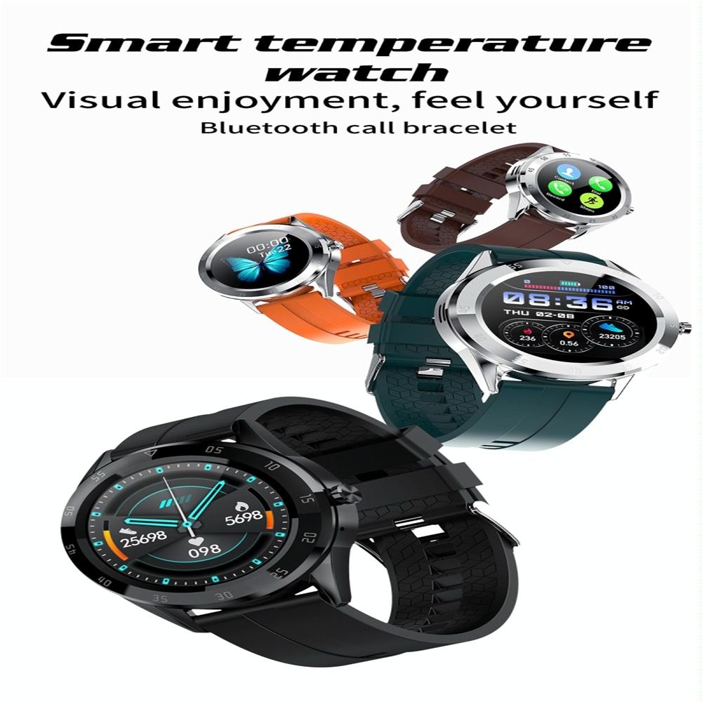 Waterproof Smart Watch With Heart Rate And Sleep Monitoring - Ip68 - Gold