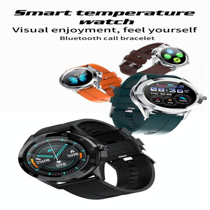 Waterproof Smart Watch With Heart Rate And Sleep Monitoring - Ip68 - Gold