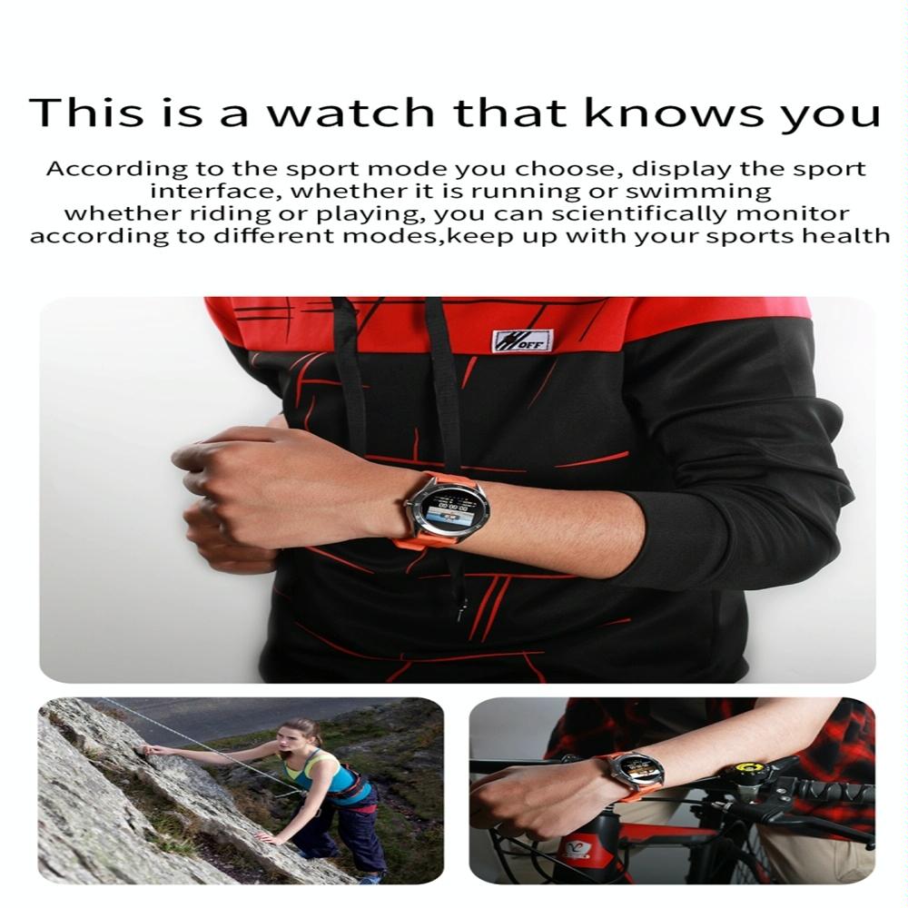 Waterproof Smart Watch With Heart Rate And Sleep Monitoring - Ip68 - Gold