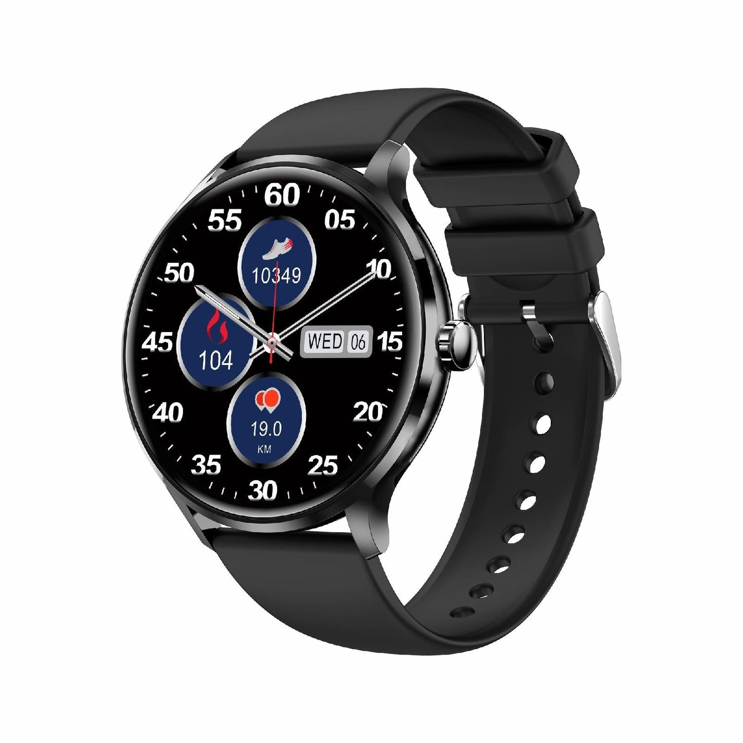 1.39 Inch Bt5.2 Smart Sport Watch Support Bluetooth Call / Sleep / Blood Oxygen / Temperature / Heart Rate / Blood Pressure Health Monitor - Black