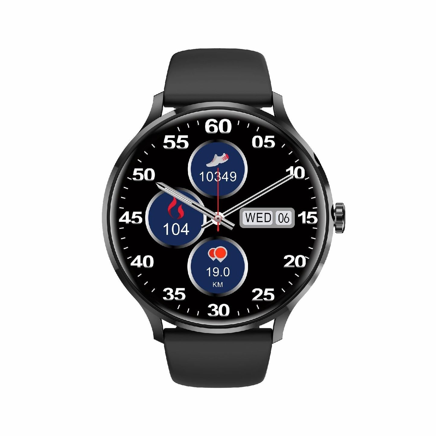 1.39 Inch Bt5.2 Smart Sport Watch Support Bluetooth Call / Sleep / Blood Oxygen / Temperature / Heart Rate / Blood Pressure Health Monitor - Black