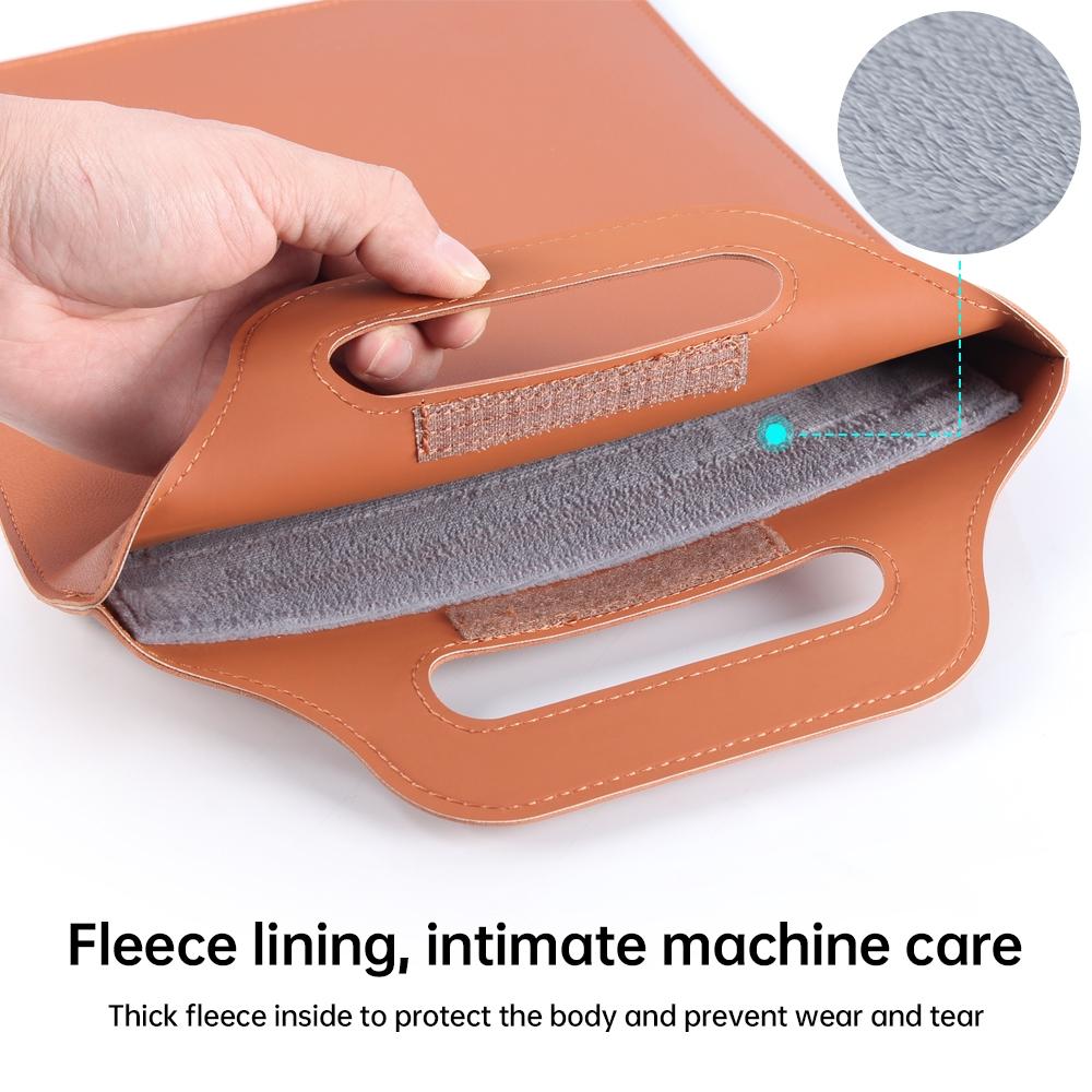 Versatile Laptop Bag with Mouse Pad Stand - Red