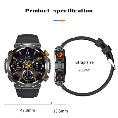 1.46 Inch Round Screen Bluetooth Smart Watch Support Health Monitoring & 100+ Sports Modes - Green