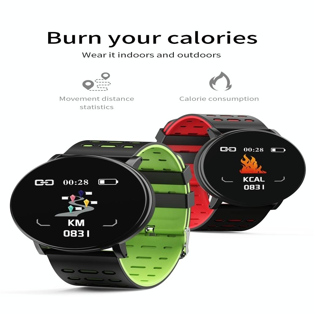 Smart Watch With Call Reminder And Health Monitoring - Gray