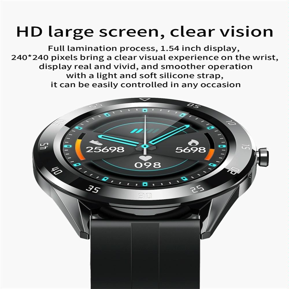 Waterproof Smart Watch With Heart Rate And Sleep Monitoring - Ip68 - Green
