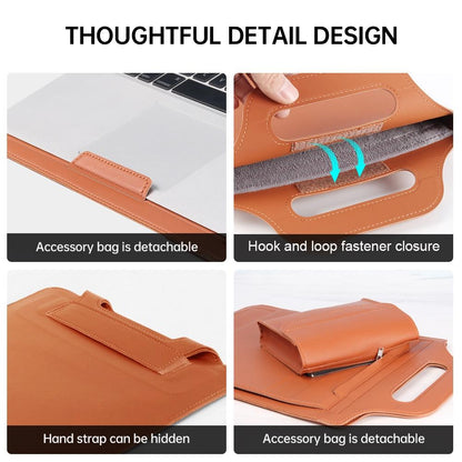 Versatile Laptop Bag with Mouse Pad Stand - Pink