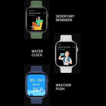 1.75 Inch Tft Screen Smart Watch Support Blood Pressure Monitoring / Sleep Monitoring - Pink