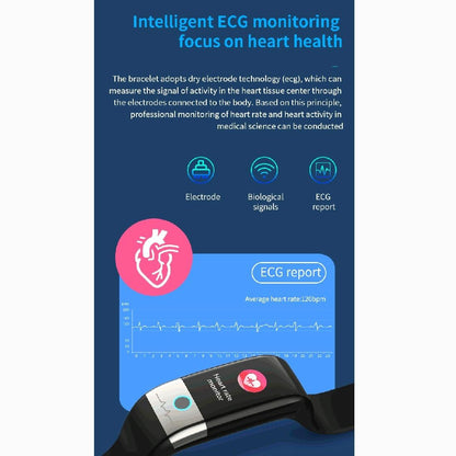 Smart Watch With Heart & Oxygen Monitoring Colour Screen Ip67 - Pink