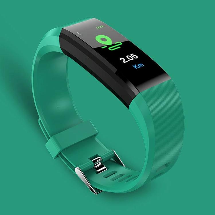 Smart Oled Bracelet With Call Reminder And Health Monitoring - Green