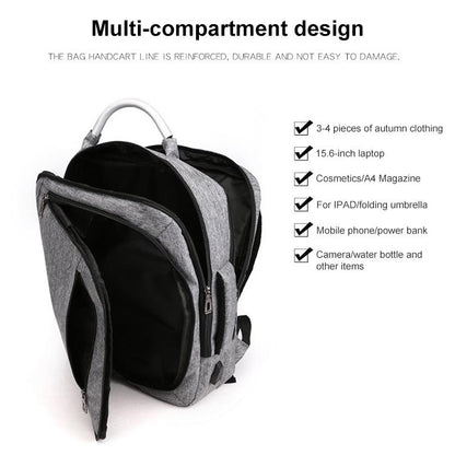 Multifunctional Oxford Laptop Backpack - Cxs-620 - Army Green