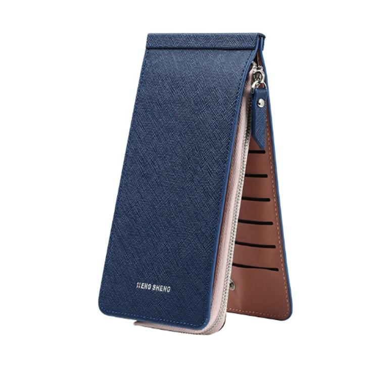 Ultra Thin Multi Card Wallet Multi Function Card Holder - Red