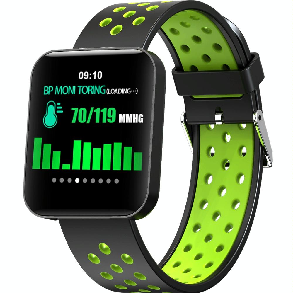 Waterproof Smart Bracelet With Tft Screen And Health Monitoring - Grey