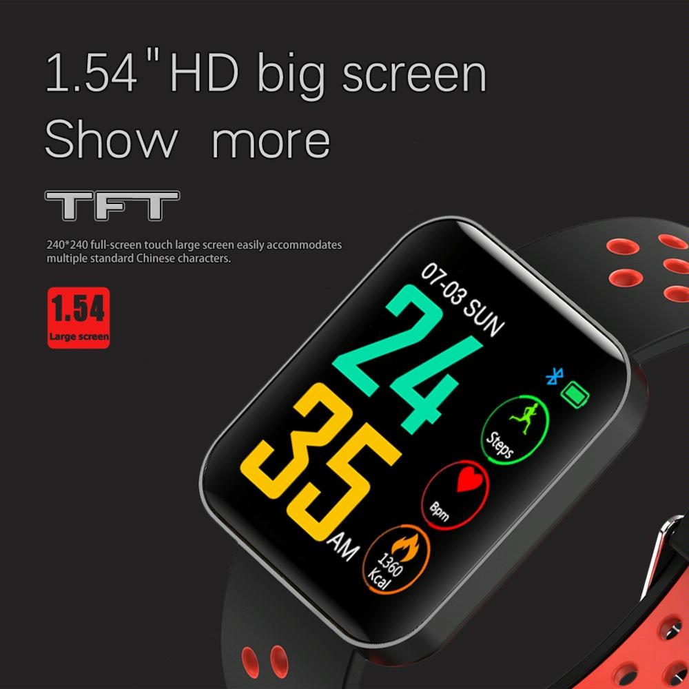 Waterproof Smart Bracelet With Tft Screen And Health Monitoring - Grey