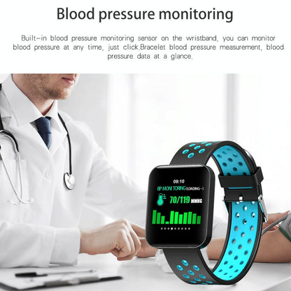 Waterproof Smart Bracelet With Tft Screen And Health Monitoring - Grey