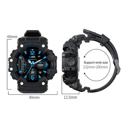 1.28 Inch Waterproof Smart Watch With Heart Rate & Blood Pressure Monitoring - Gold