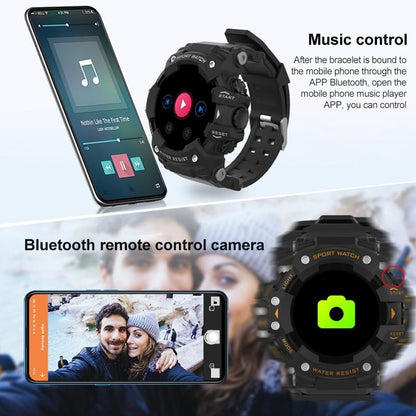 1.28 Inch Waterproof Smart Watch With Heart Rate & Blood Pressure Monitoring - Gold