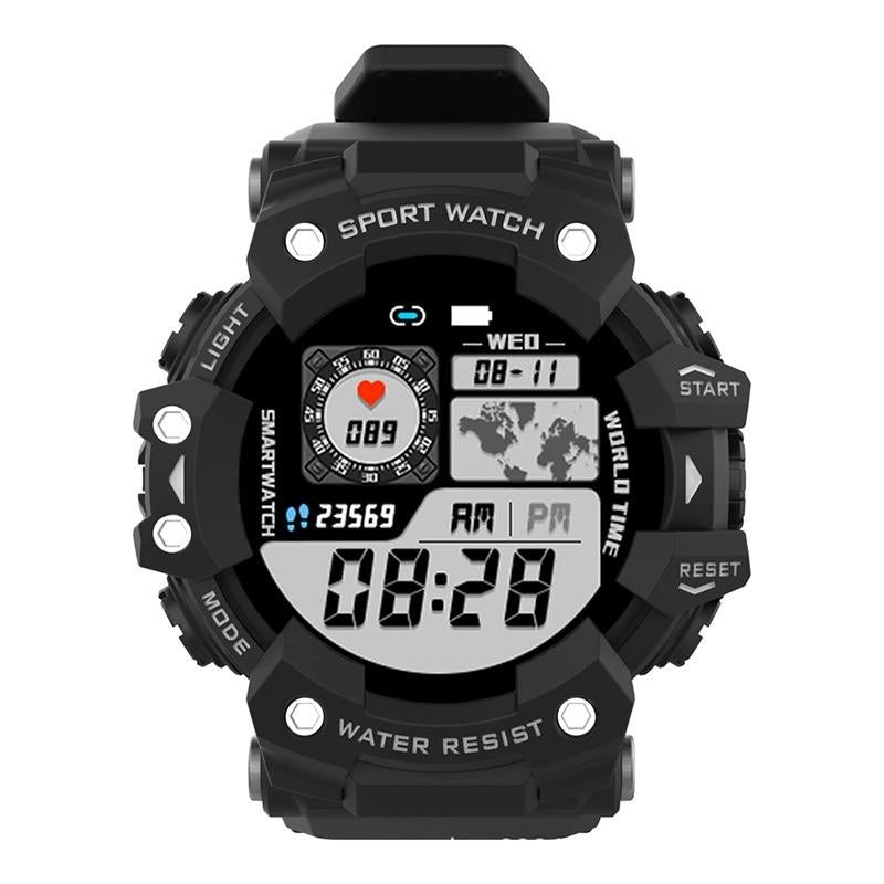 1.28 Inch Waterproof Smart Watch With Heart Rate & Blood Pressure Monitoring - Gold