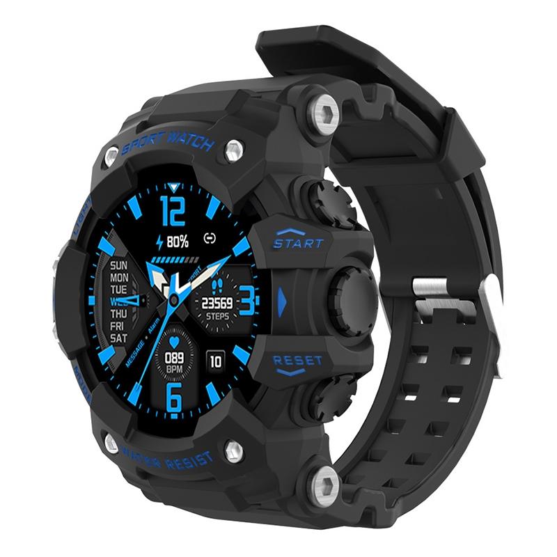 1.28 Inch Waterproof Smart Watch With Heart Rate & Blood Pressure Monitoring - Gold