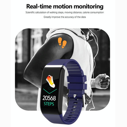 Smartwatch With Call Reminder And Health Monitoring - Waterproof - Blue
