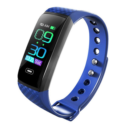 Smart Bracelet With Call Reminder Heart Rate & Sleep Monitoring - Ip67 Waterproof - Blue