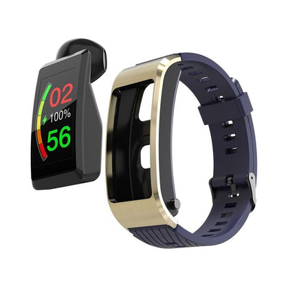 Waterproof Tft Smart Watch With Call And Health Monitoring - Blue