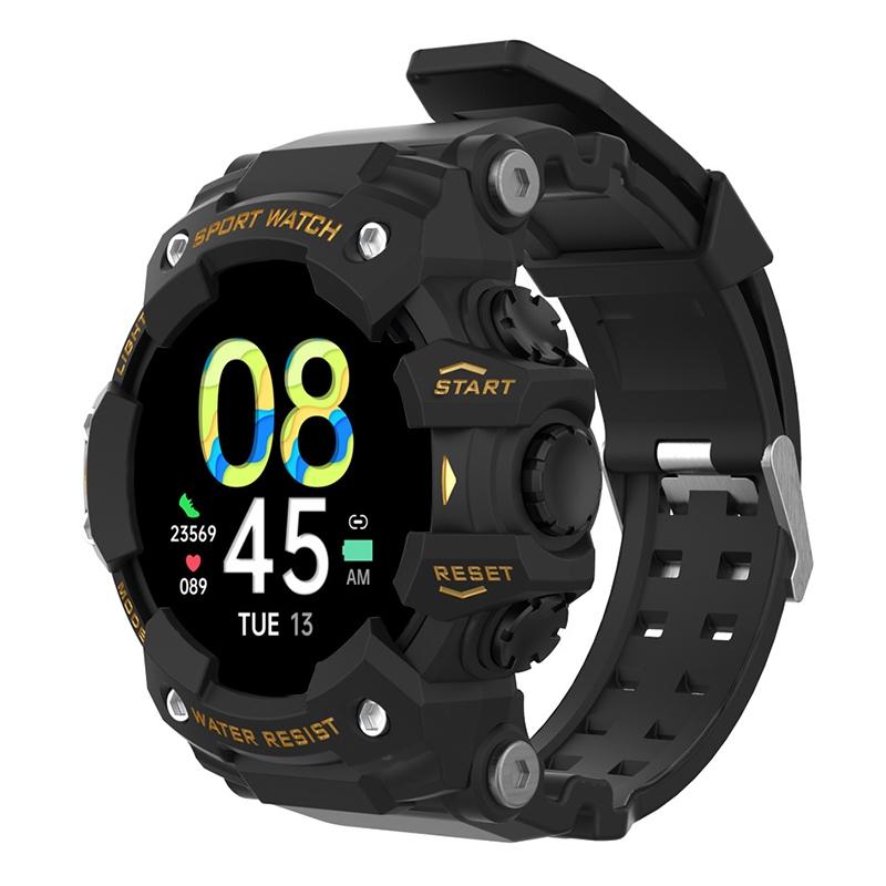 1.28 Inch Waterproof Smart Watch With Heart Rate & Blood Pressure Monitoring - Blue
