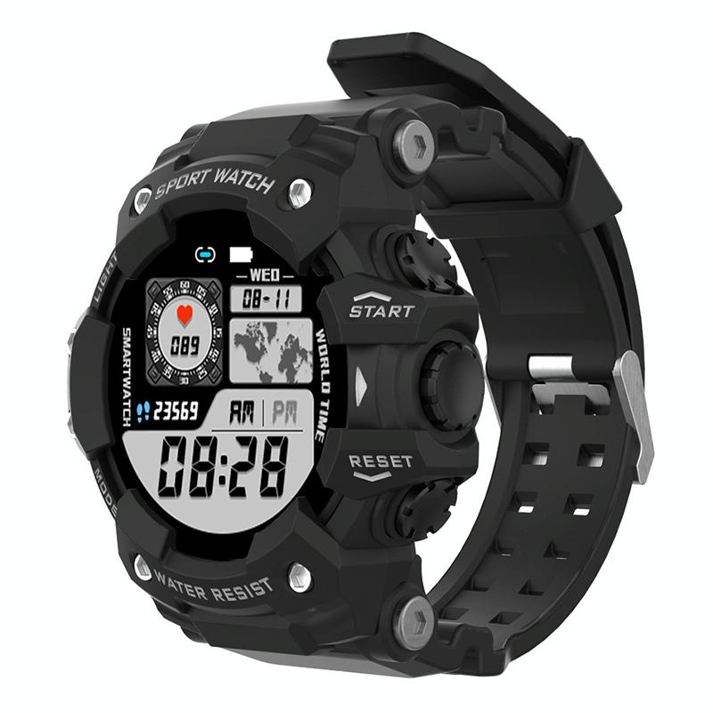 1.28 Inch Waterproof Smart Watch With Heart Rate & Blood Pressure Monitoring - Blue