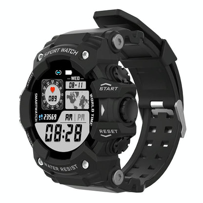 1.28 Inch Waterproof Smart Watch With Heart Rate & Blood Pressure Monitoring - Blue