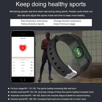 Waterproof Oled Fitness Tracker - Ip67 - Blue
