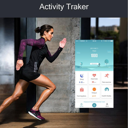 Waterproof Oled Fitness Tracker - Ip67 - Blue
