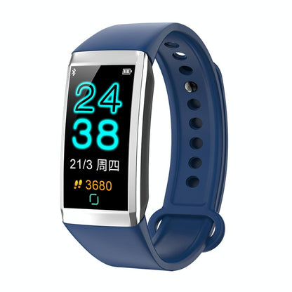 Waterproof Smart Bracelet With Call Reminder And Health Monitoring - Blue