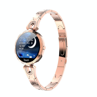 Waterproof Smart Bracelet With Lcd Screen And Heart Rate Monitor - Blue