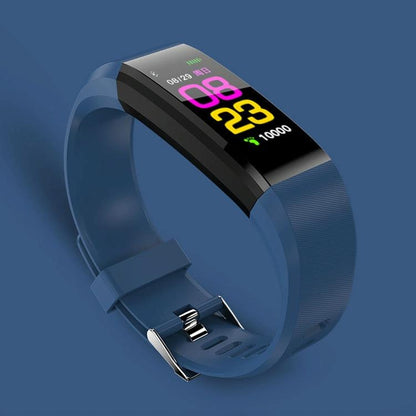 Smart Oled Bracelet With Call Reminder And Health Monitoring - Purple