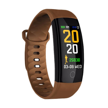 Waterproof Tft Smart Bracelet With Call / Heart / Sleep / Bp Monitoring And Sedentary Reminder - Purple