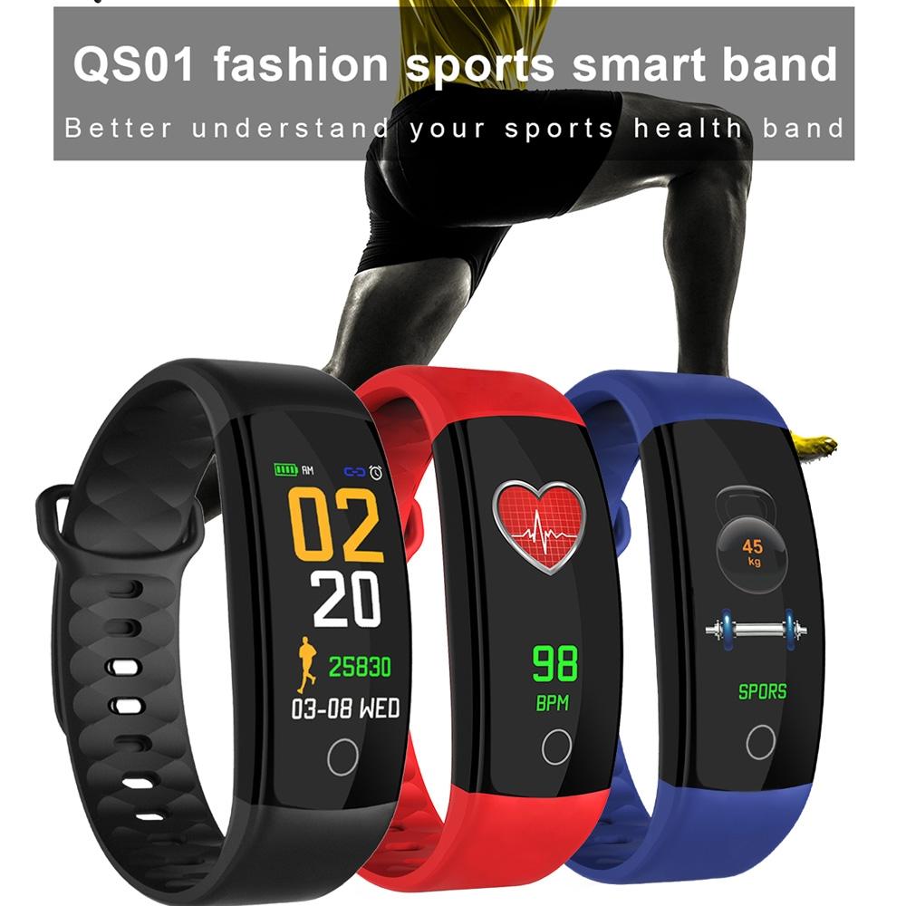 Waterproof Tft Smart Bracelet With Call / Heart / Sleep / Bp Monitoring And Sedentary Reminder - Purple