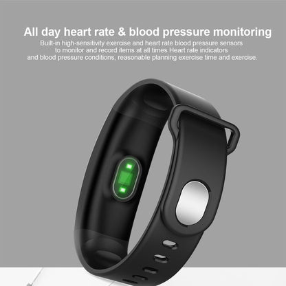 Waterproof Tft Smart Bracelet With Call / Heart / Sleep / Bp Monitoring And Sedentary Reminder - Purple