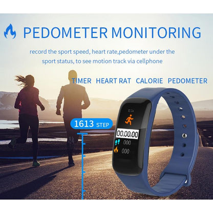 Waterproof Smart Bracelet With Step Heart And Sleep Monitoring - Ip67 - Red
