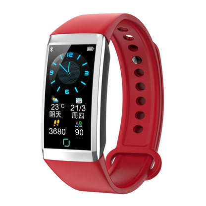 Waterproof Smart Bracelet With Call Reminder And Health Monitoring - Red