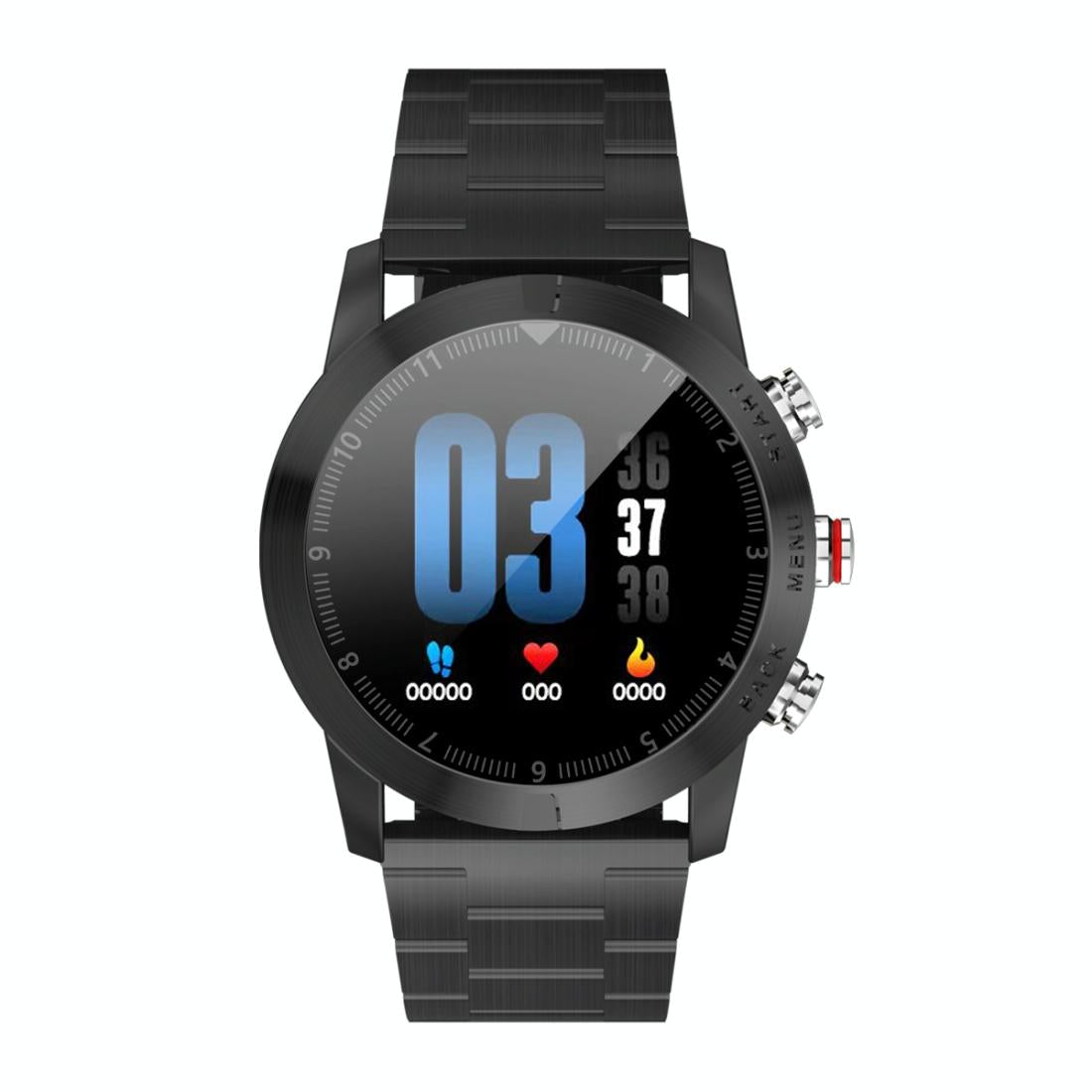 Waterproof Smart Bracelet With Call Reminder And Heart Rate Monitor - Ip68 - Silver