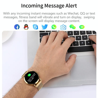 Smart Bracelet With Call Heart Bp Sleep And Oxygen Monitoring - Silver