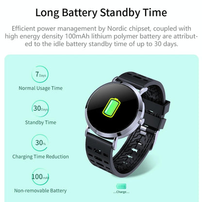 Smart Bracelet With Call Heart Bp Sleep And Oxygen Monitoring - Silver