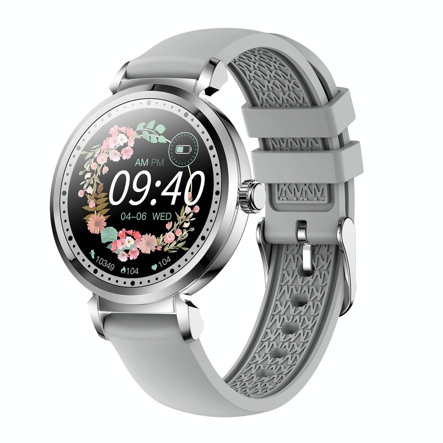 Menstrual Period Smart Bracelet With Blood Pressure And Heart Rate Monitoring - Silver